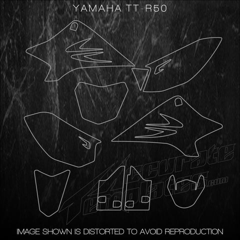 YAMAHA TTR50 2005 2015 2016 2017 2018 2019 Templates