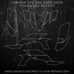 YAMAHA YFZ450 2004 2005 2006 2007 2008 YFZ 450 Carburator ATV TEMPLATES