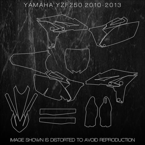 YAMAHA YZF250 YZF 250 2010 2011 2012 2013 Templates